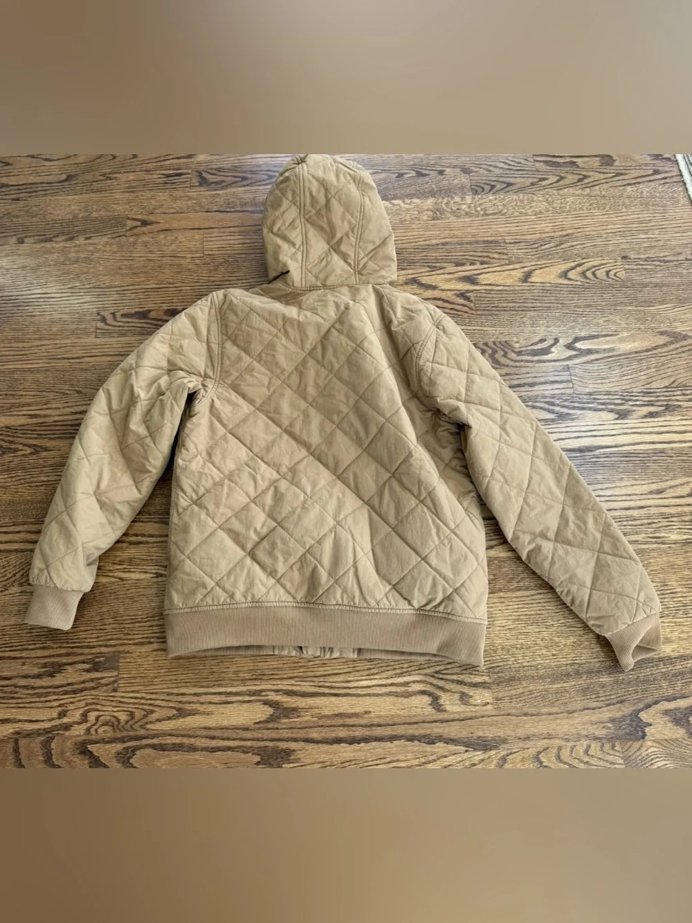 The North Face Cuchillo Jacket Coat Full Zip Insulated Hooded Brown Men’s Medium